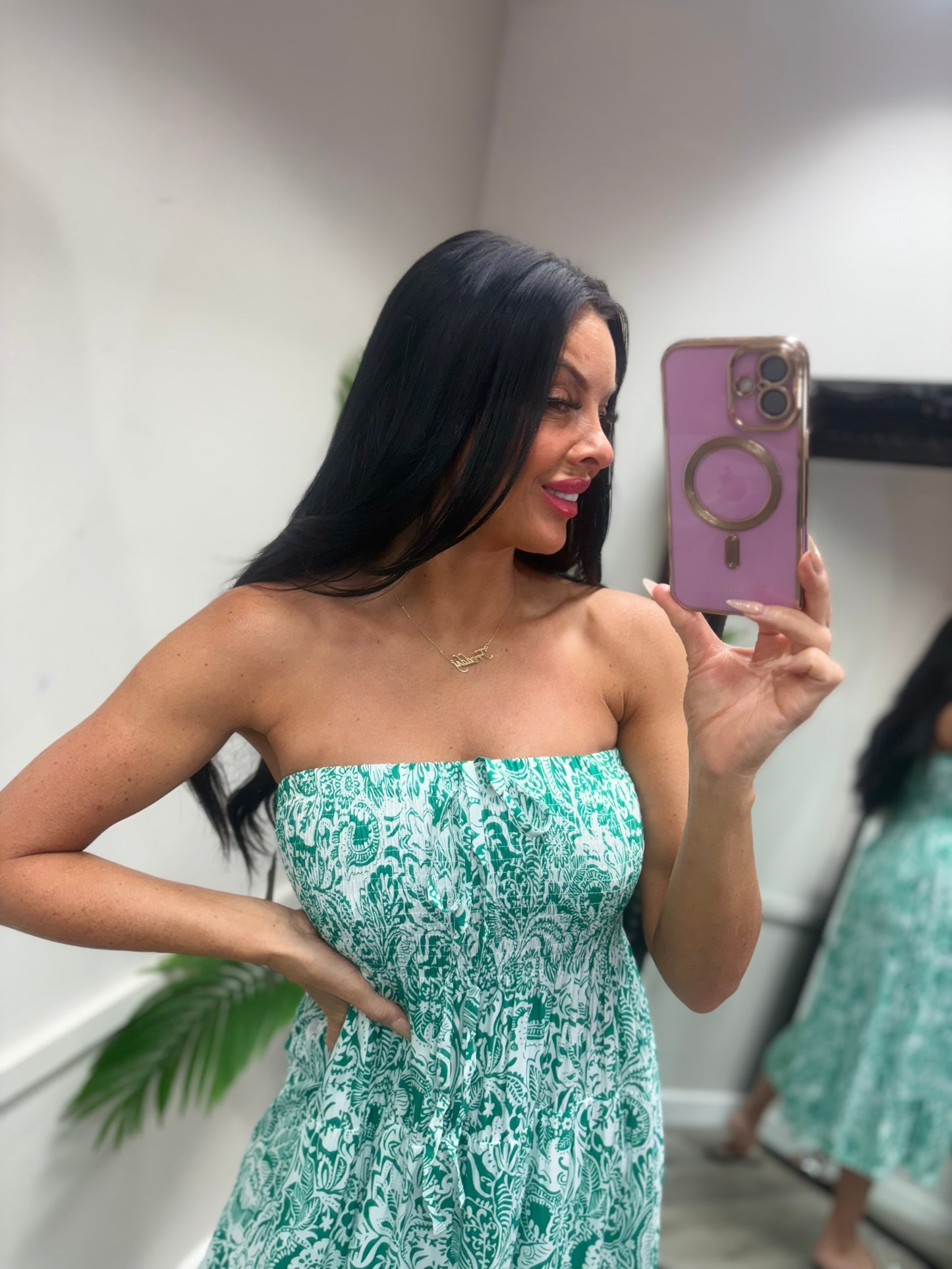 Magic Midi Dress - Green