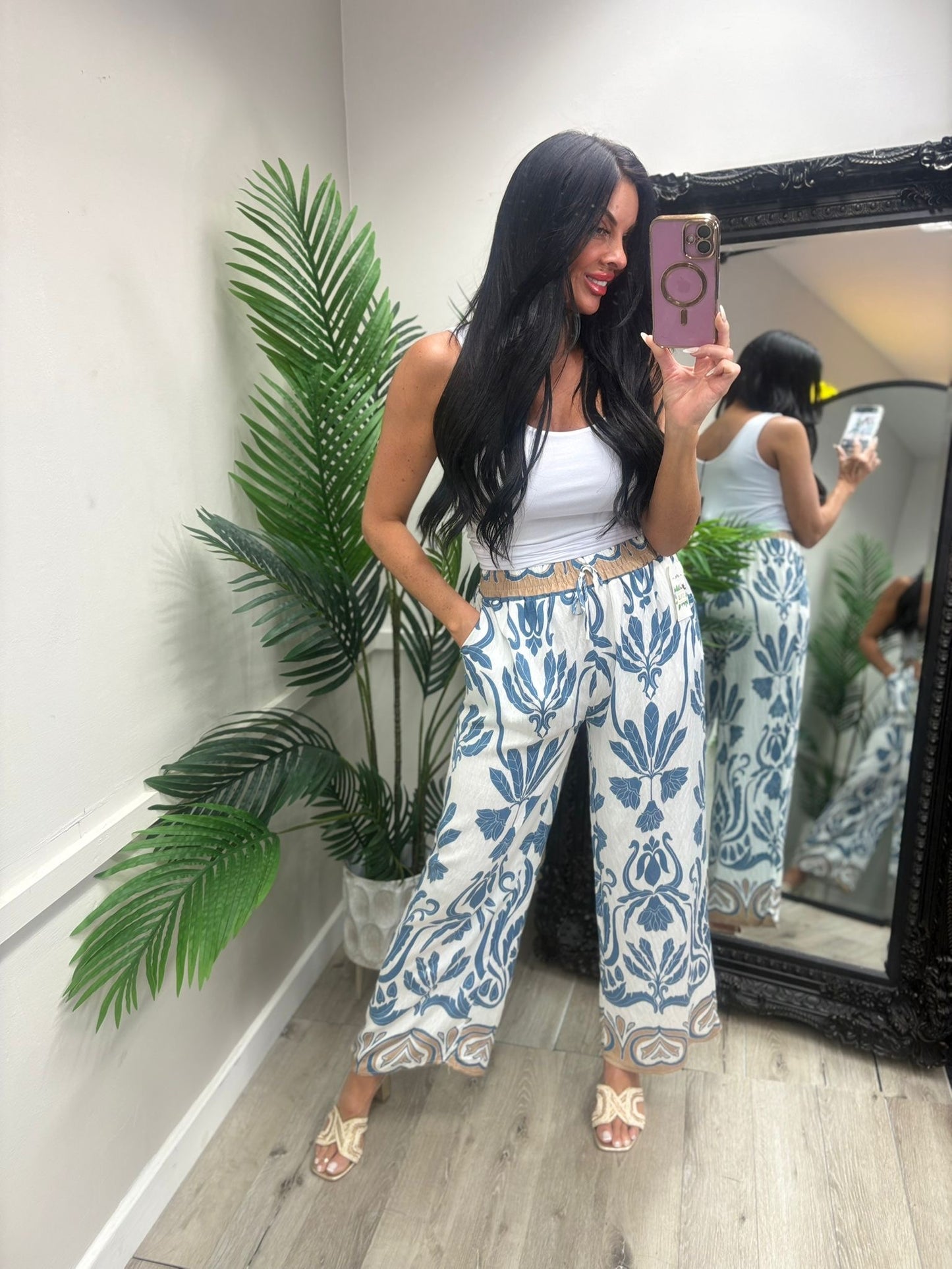 Salou Trousers - Blue