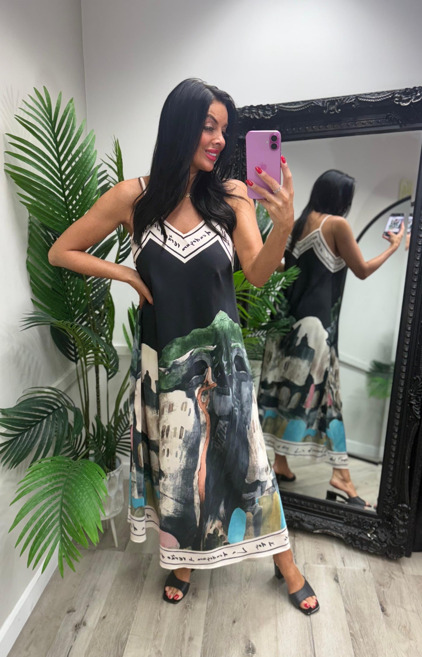 Venice Maxi Dress - Black