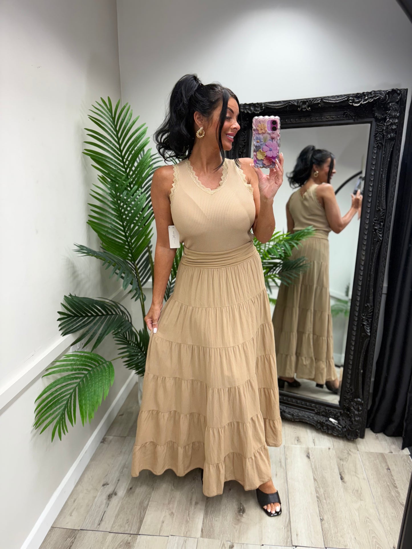 Gabriella Skirt - Camel