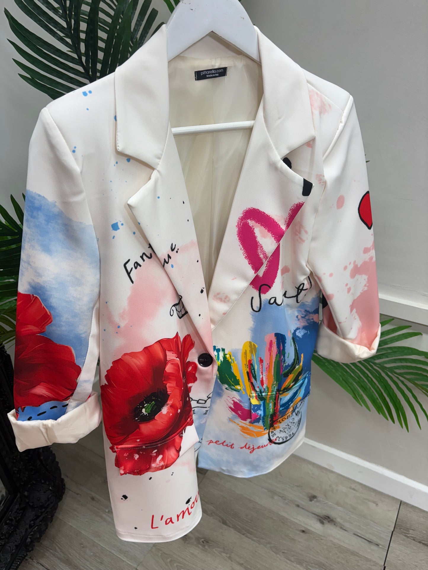 Poppy Blazer - White