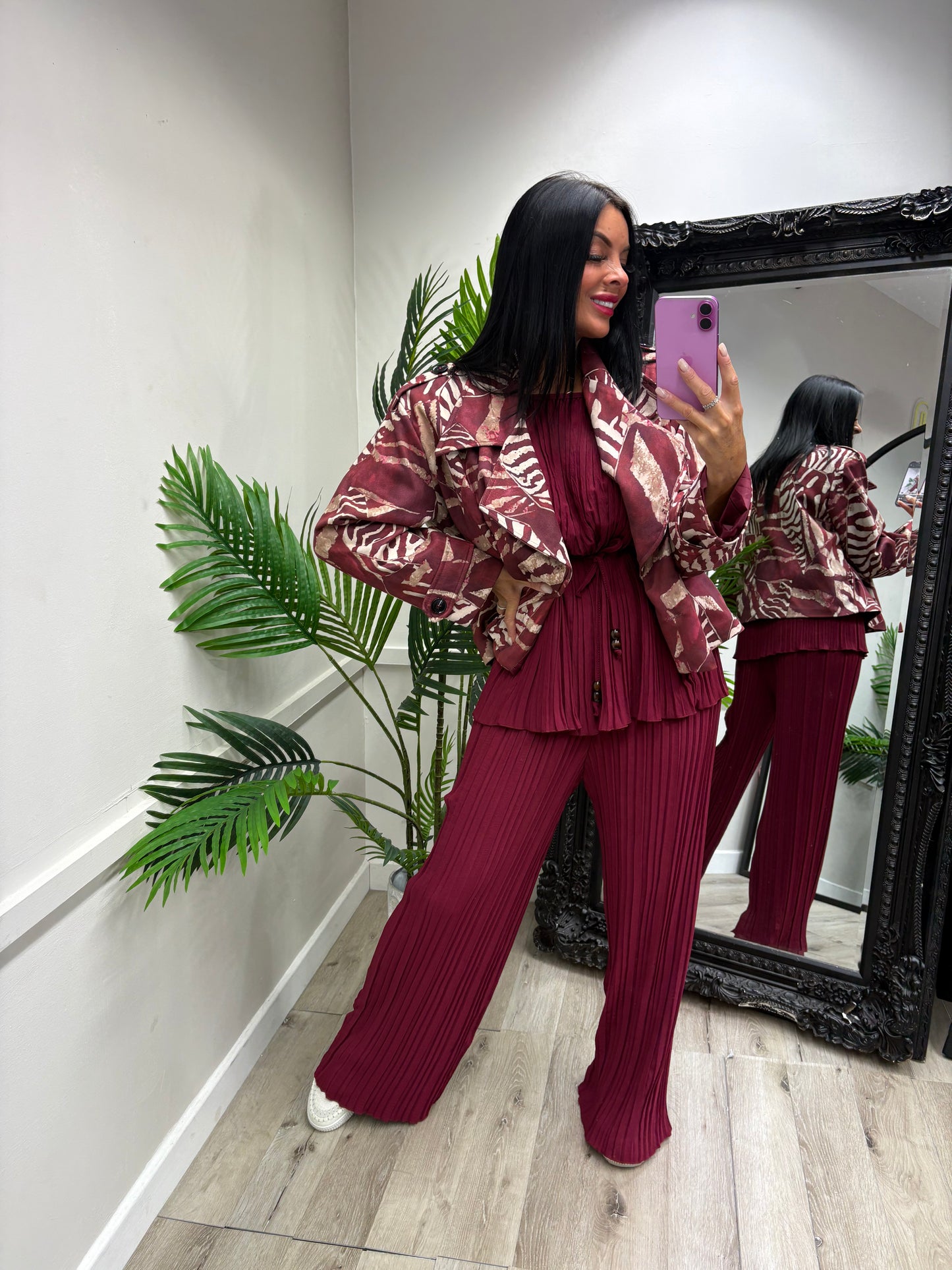 Roxy Jacket - Wine