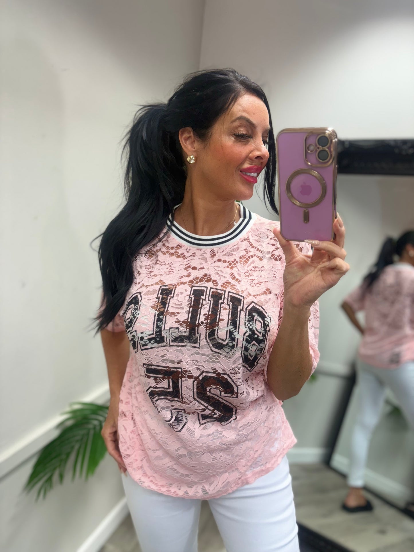 Bulls T-Shirt - Blush Pink