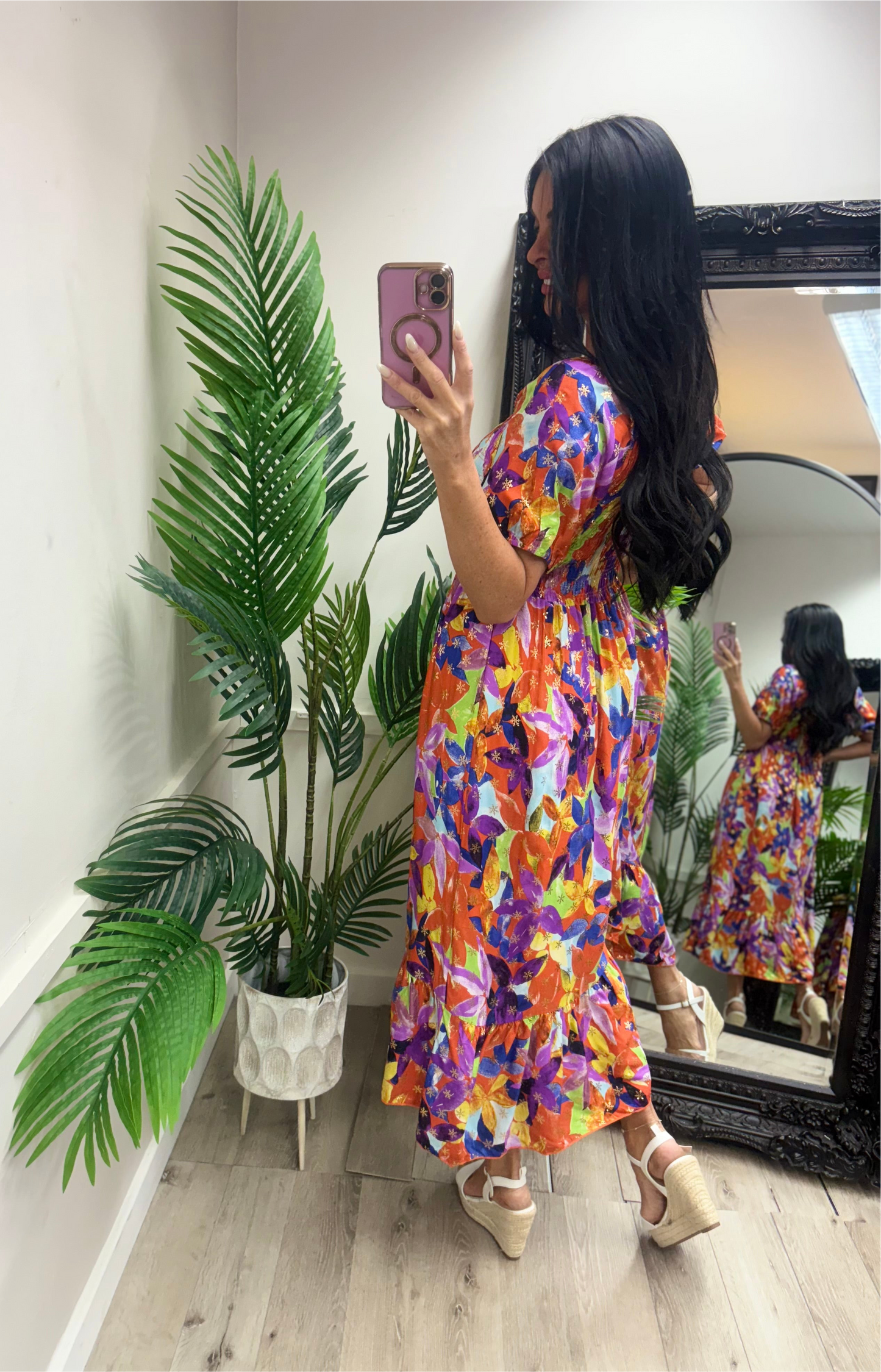 Lillian Dress - Orange