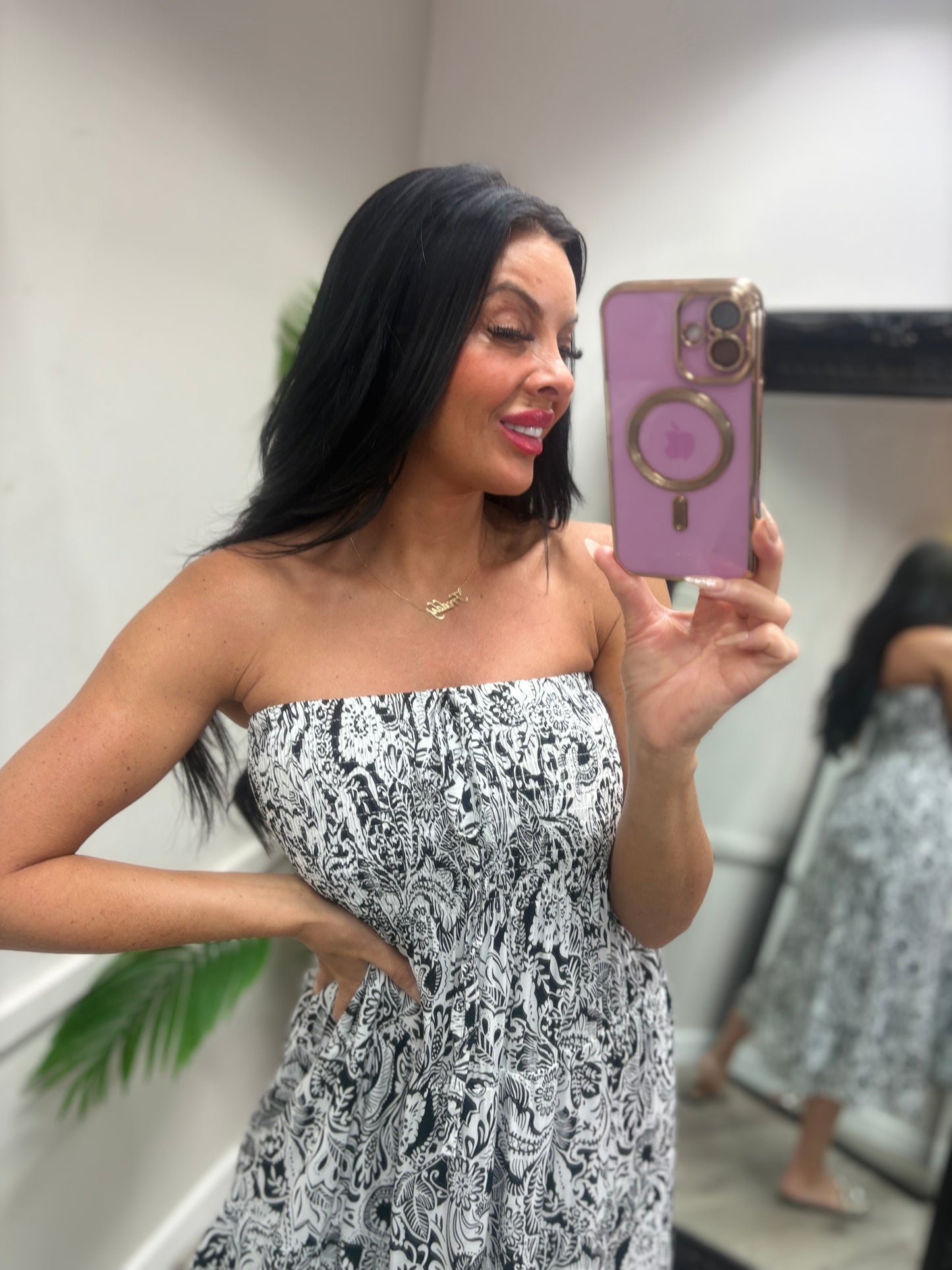 Magic Midi Dress - Black