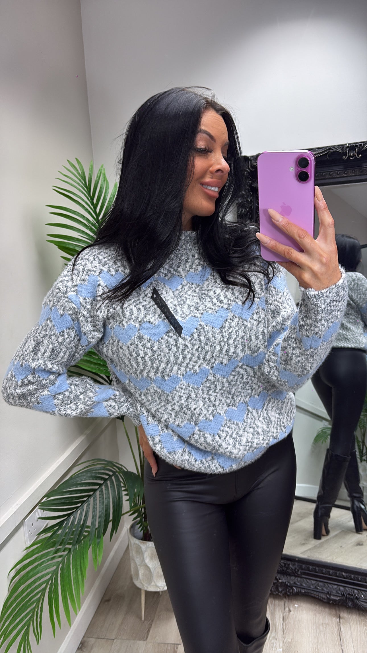 Heart Jumpers - Grey