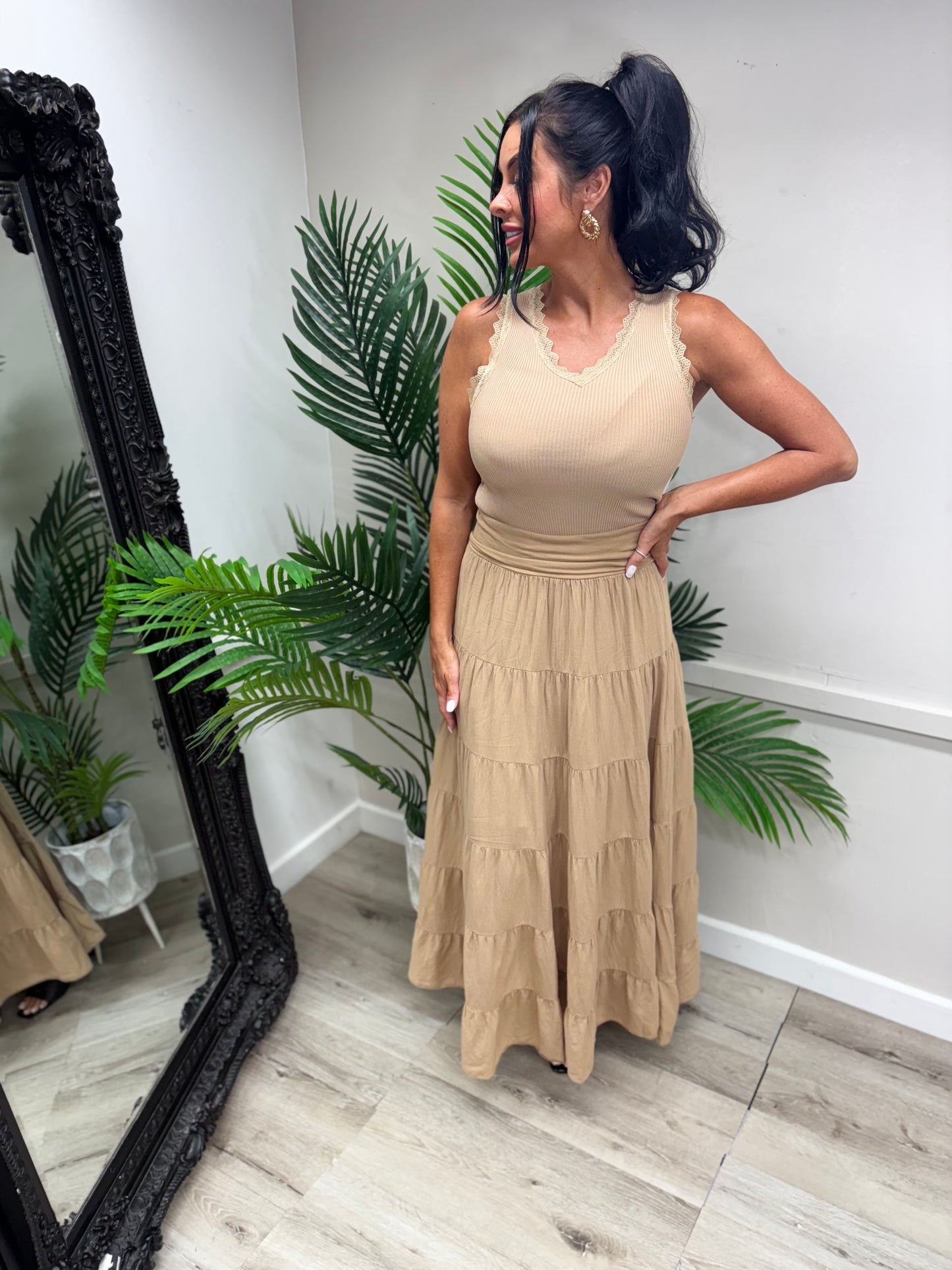 Gabriella Skirt - Camel