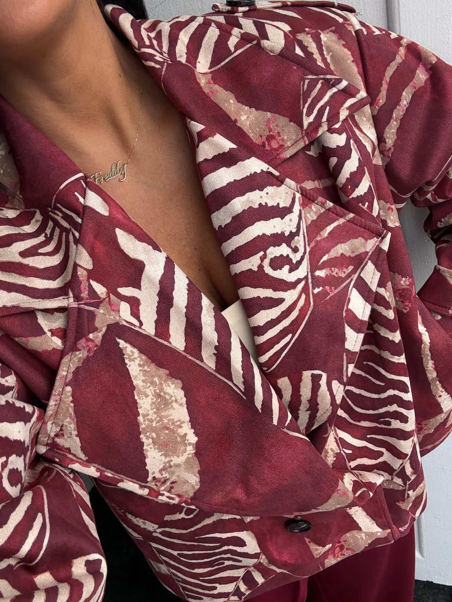 Roxy Jacket - Wine