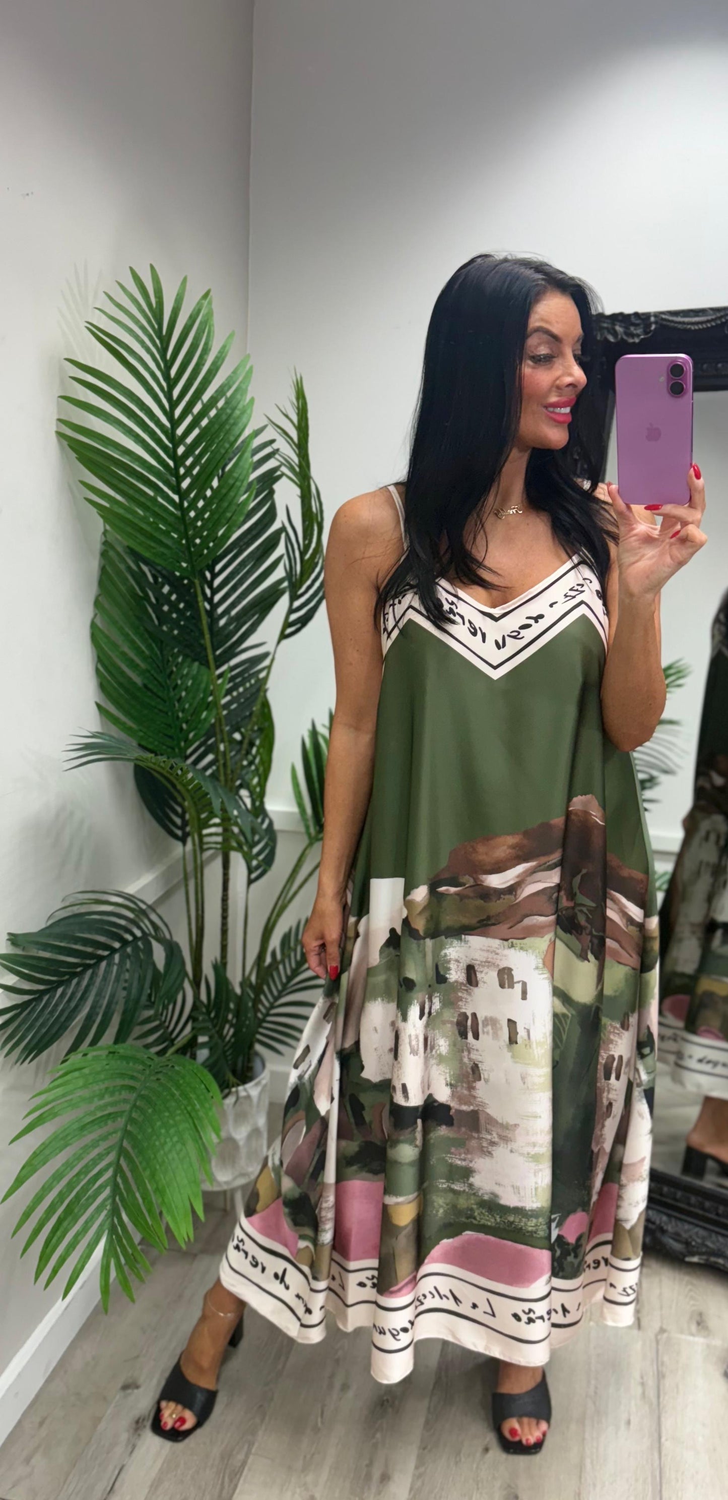 Venice Maxi Dress - Khaki