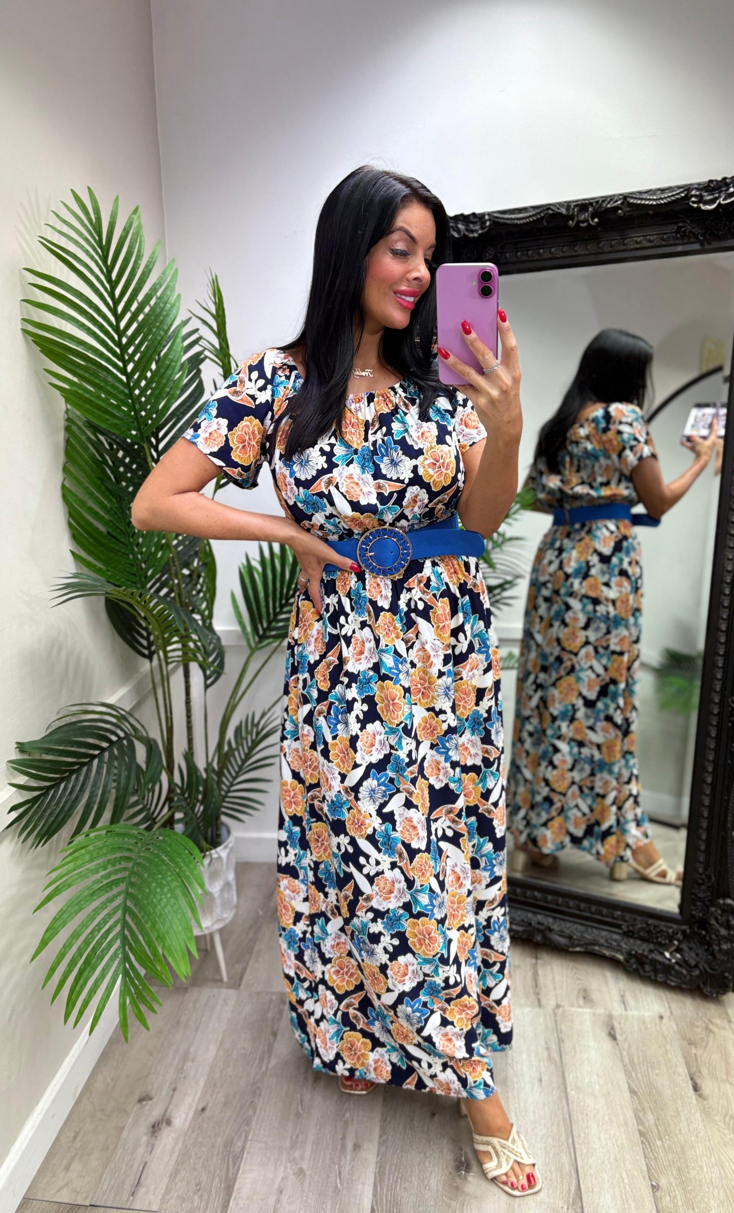 Gabby Maxi Dress - Navy