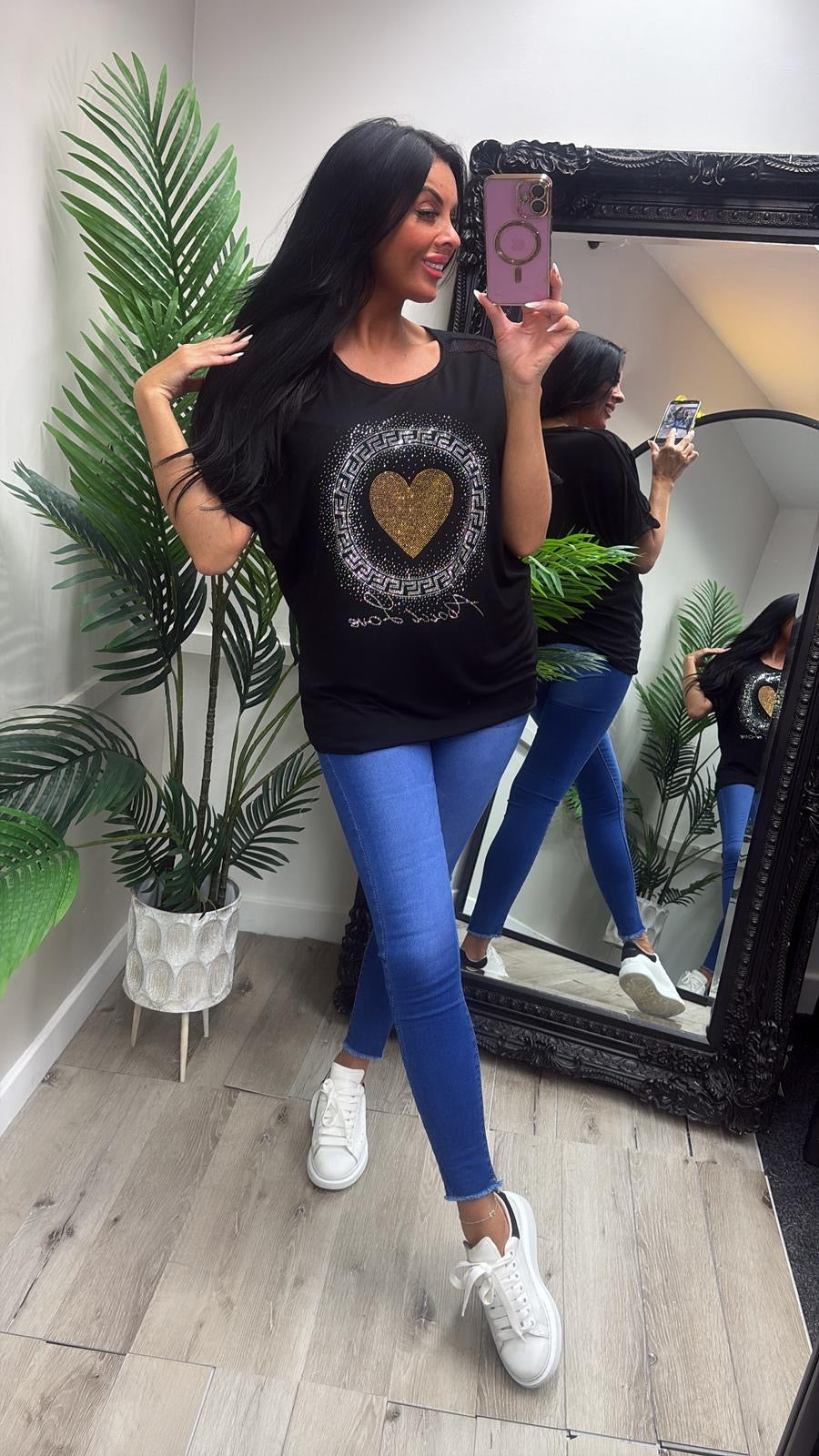Love T-Shirt Black