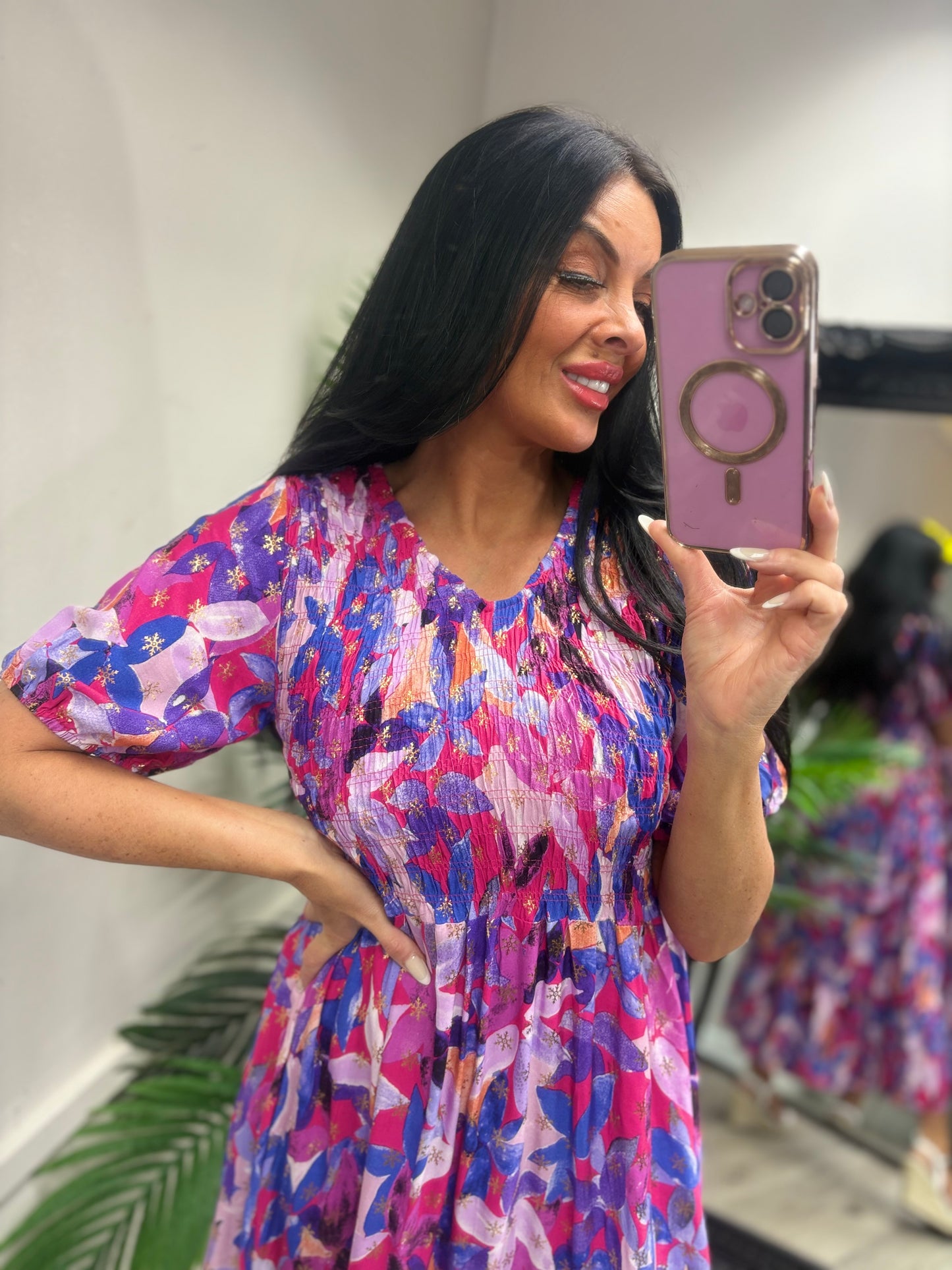 Lillian Dress - Purple