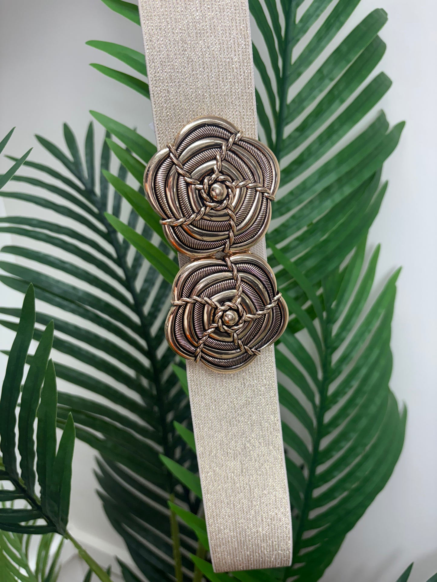 Flora Gold Belt