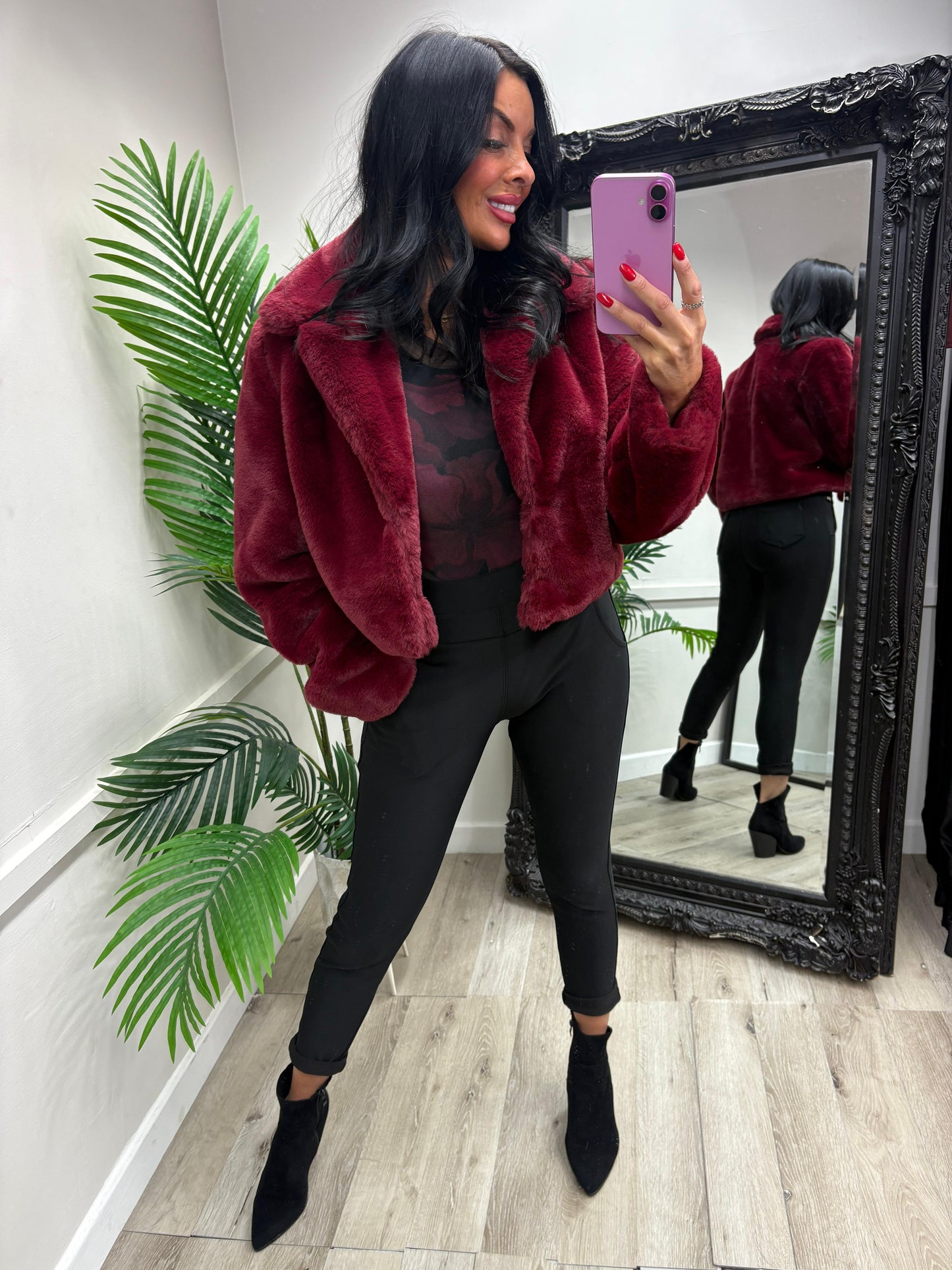 Louisa Bodysuit - Maroon