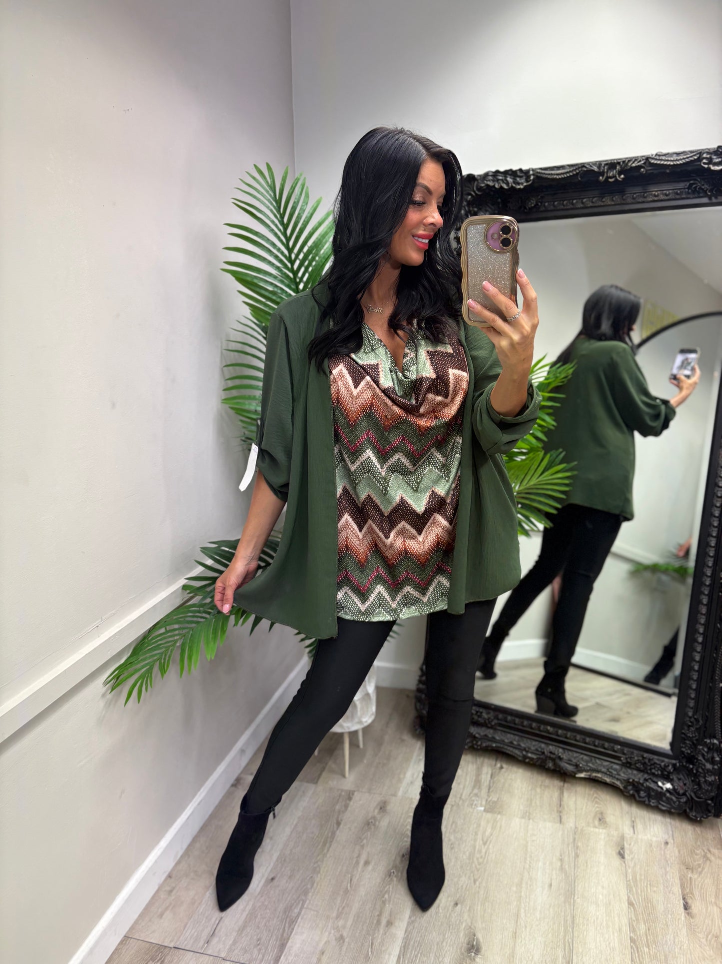 Gaynor Top - Khaki
