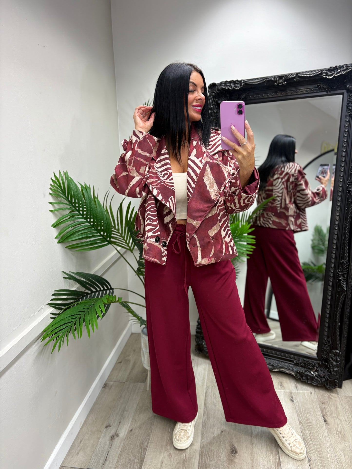 Roxy Jacket - Wine