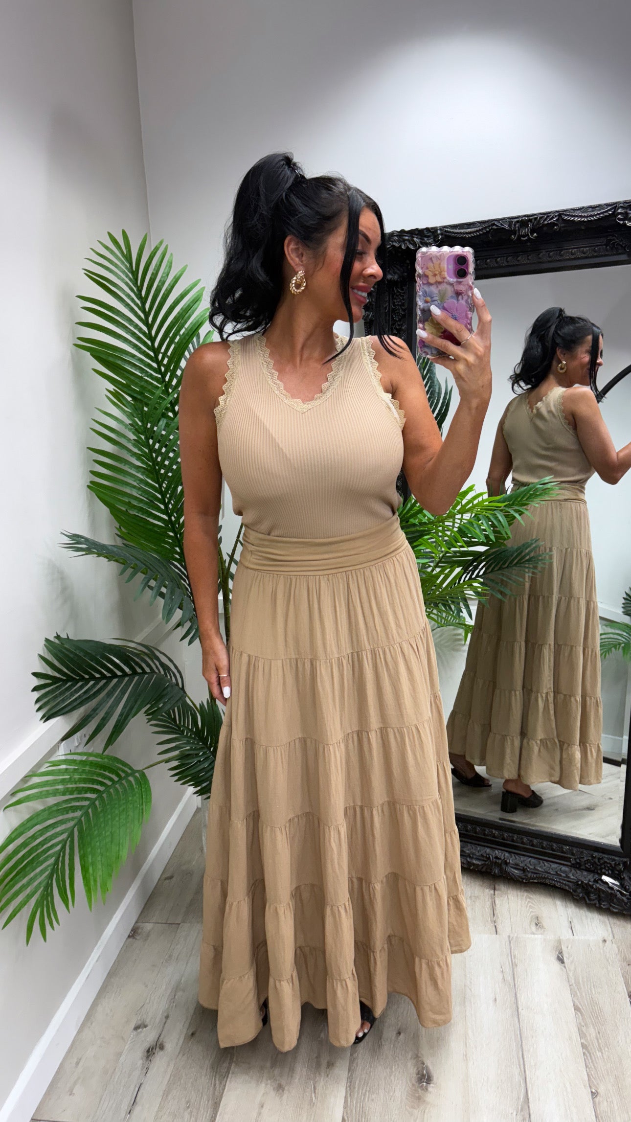 Gabriella Skirt - Camel