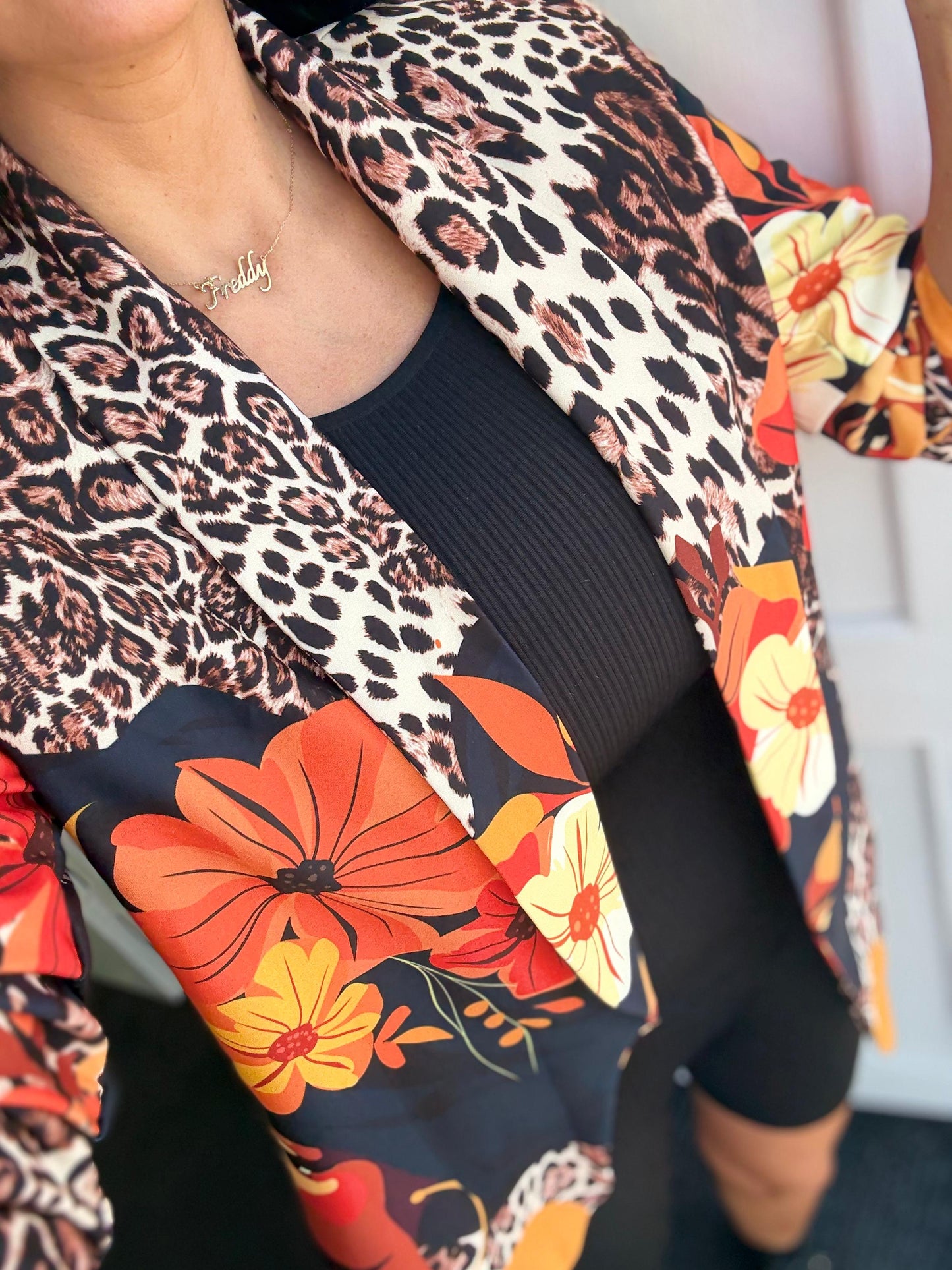 Leopard Blazer