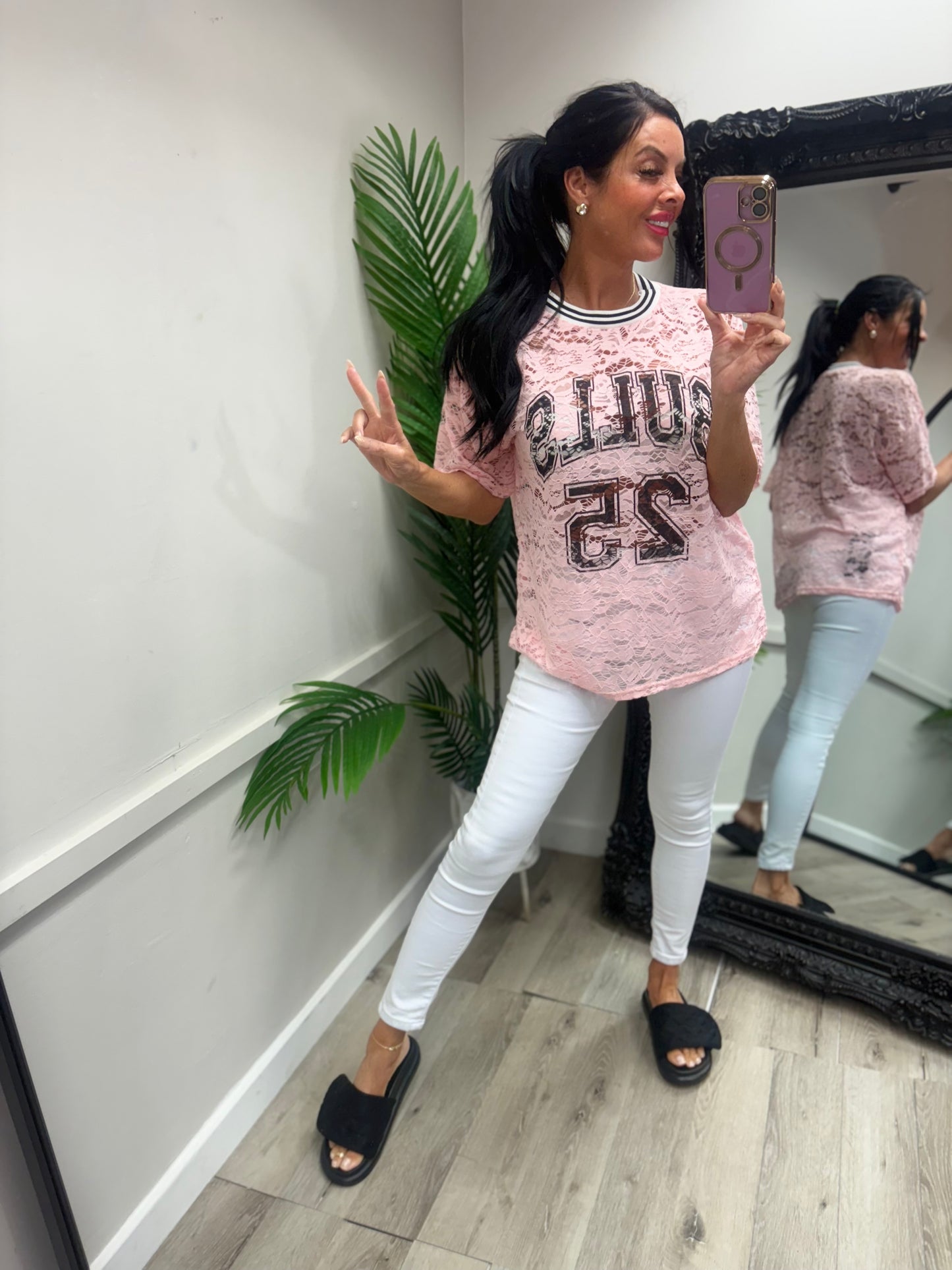 Bulls T-Shirt - Blush Pink
