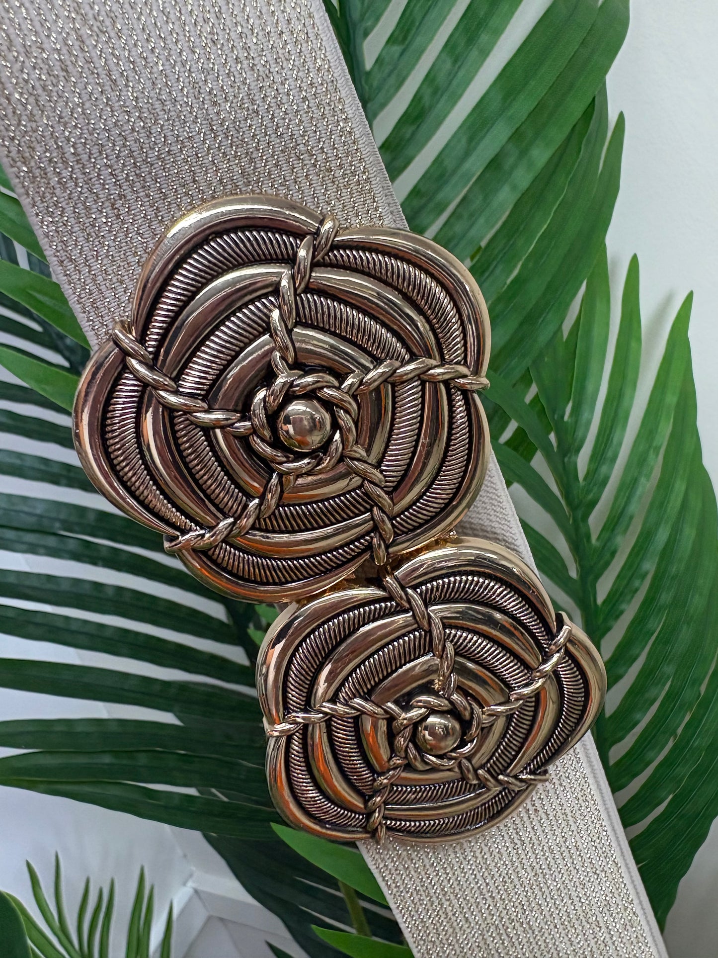 Flora Gold Belt