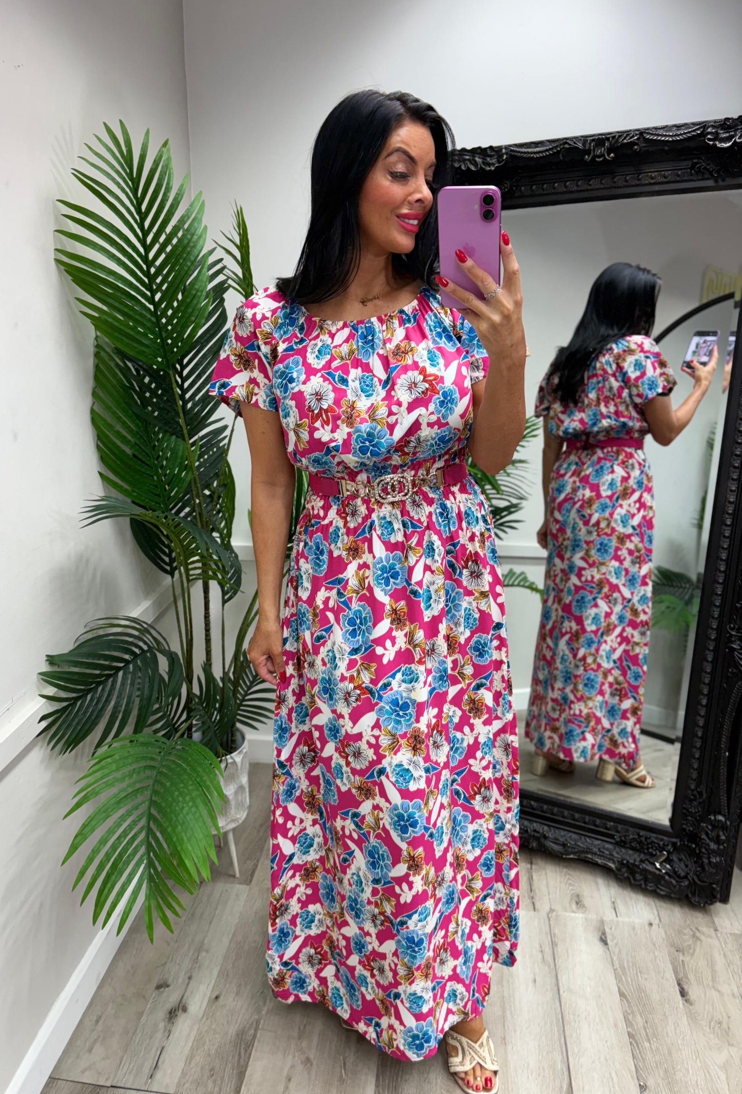 Gabby Maxi Dress - Pink