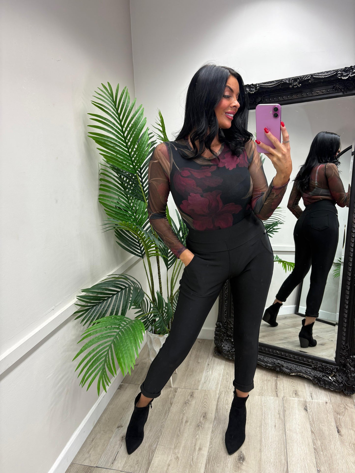 Louisa Bodysuit - Maroon
