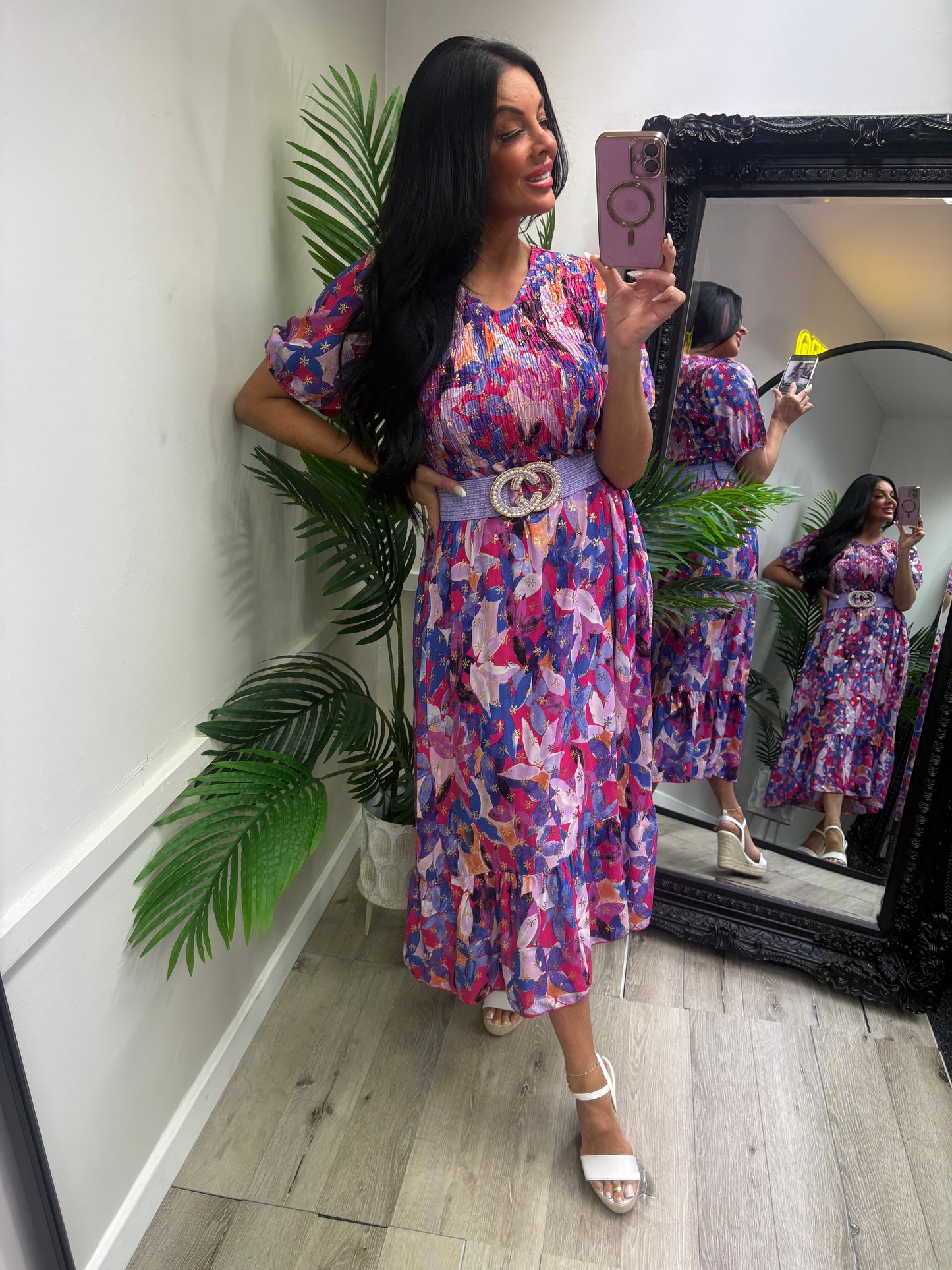 Lillian Dress - Purple