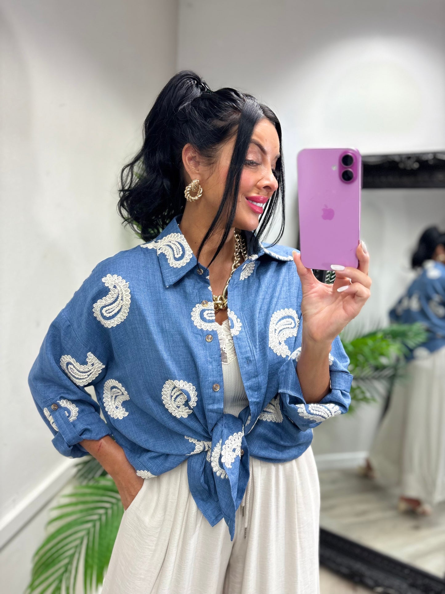 Yasmin Denim Shirt