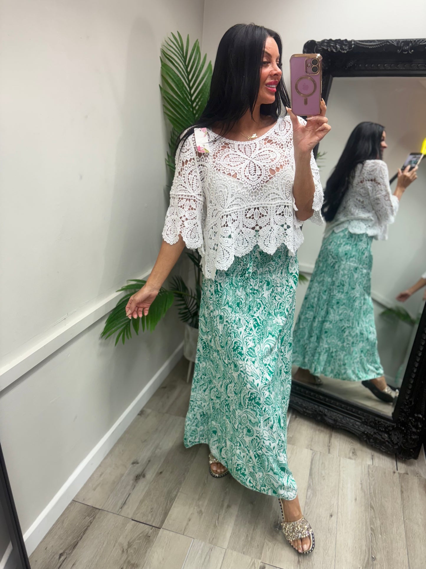 Magic Midi Dress - Green
