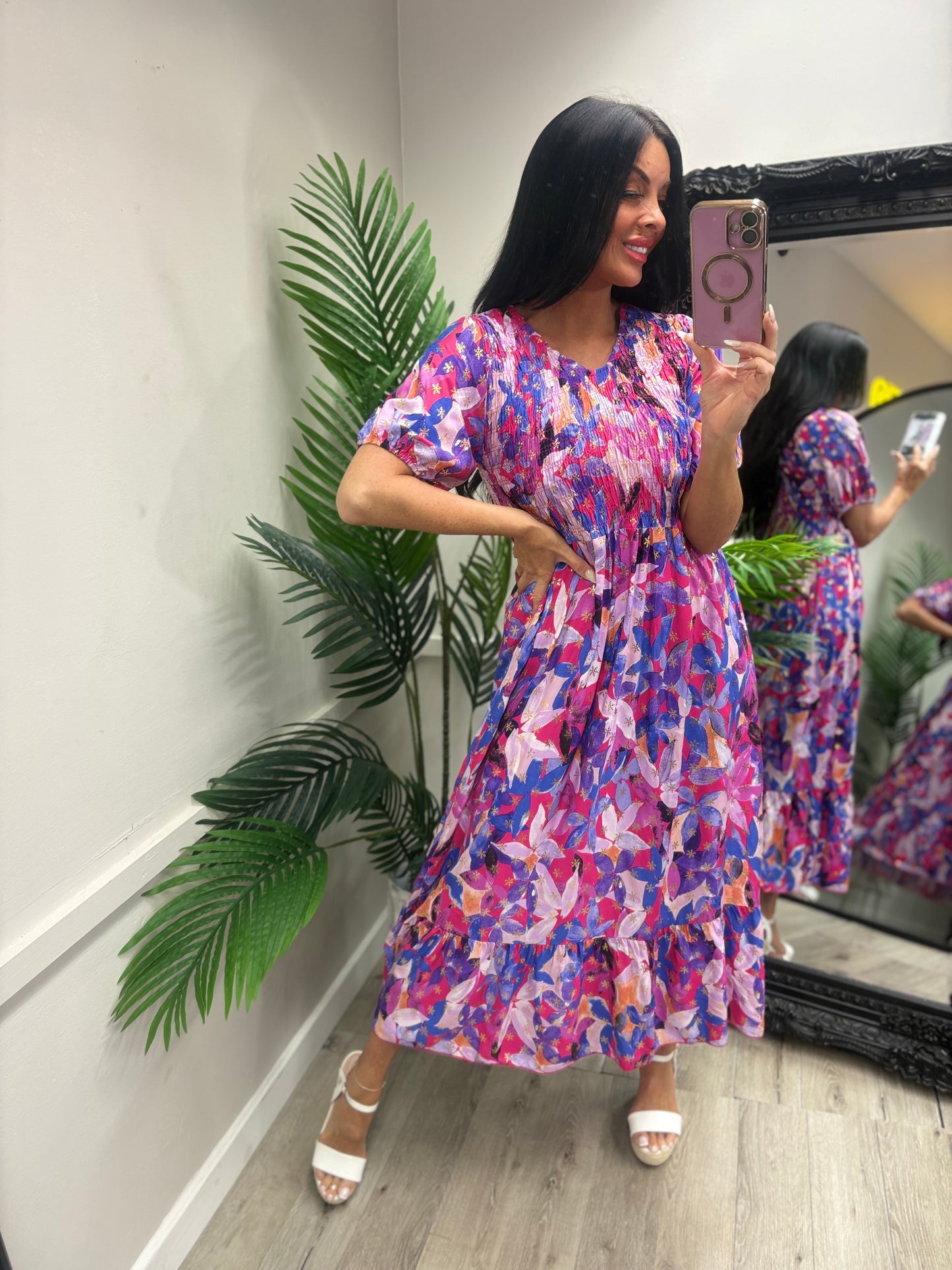 Lillian Dress - Purple