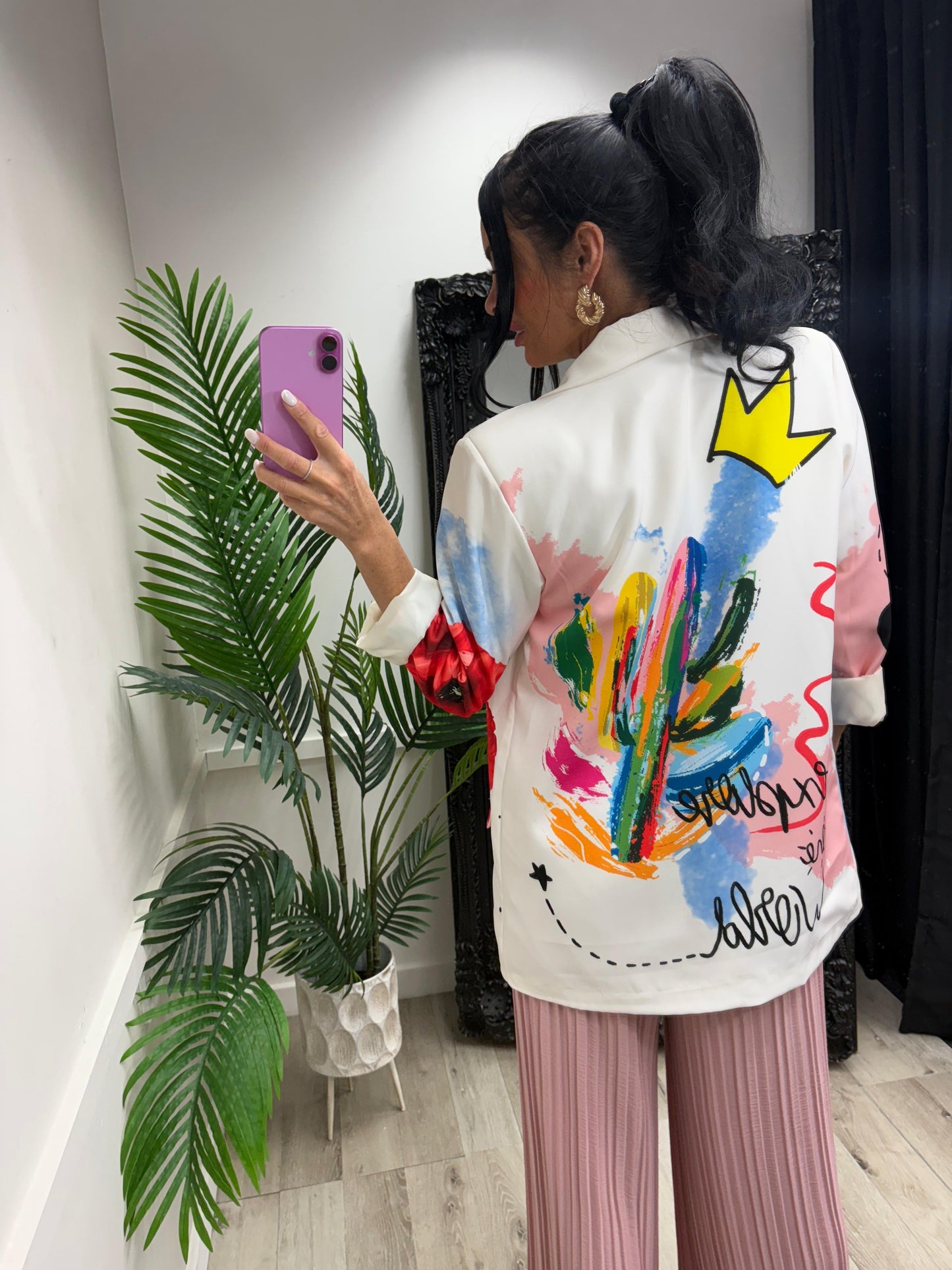 Poppy Blazer - White