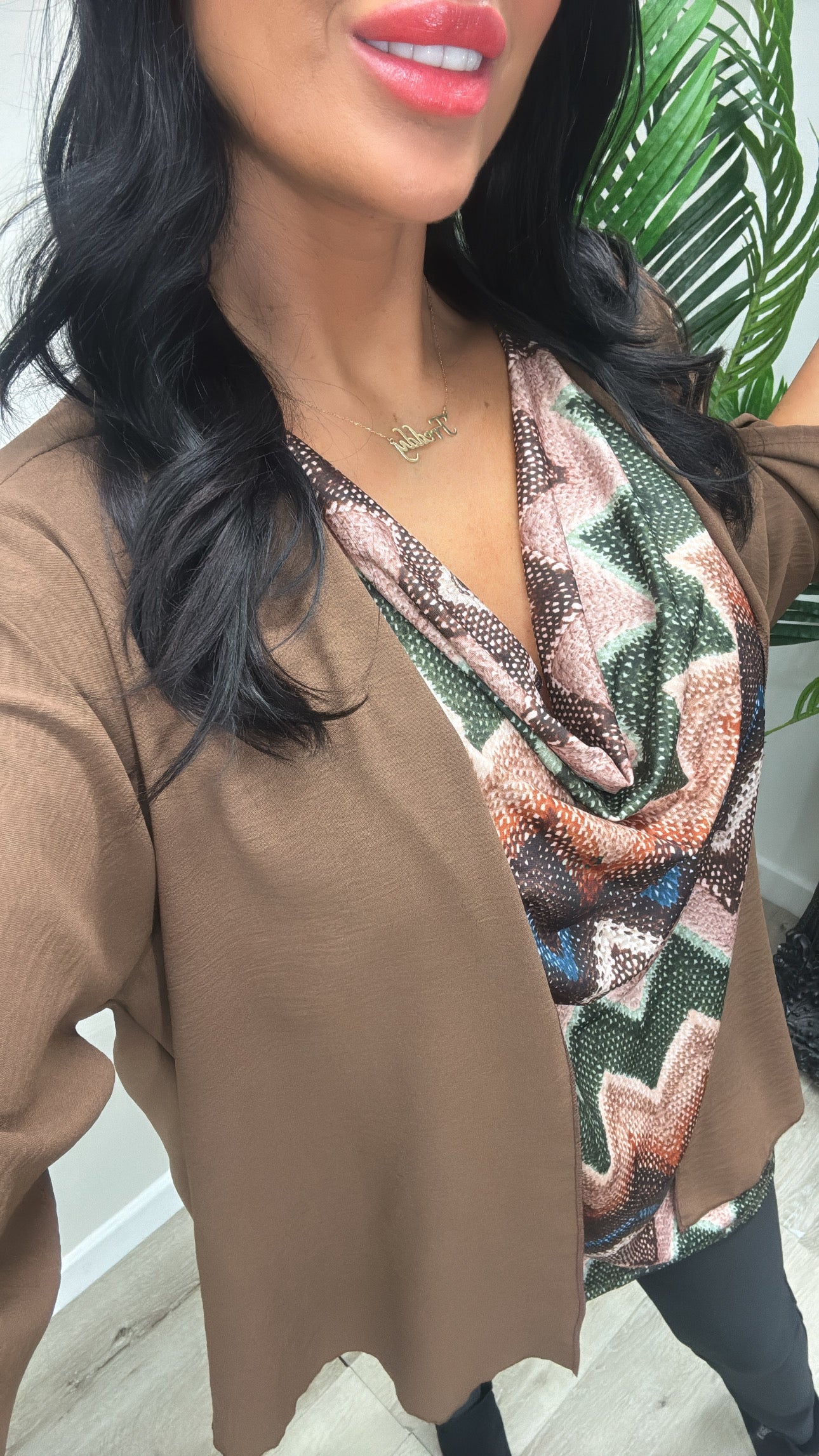 Gaynor Top - Chocolate