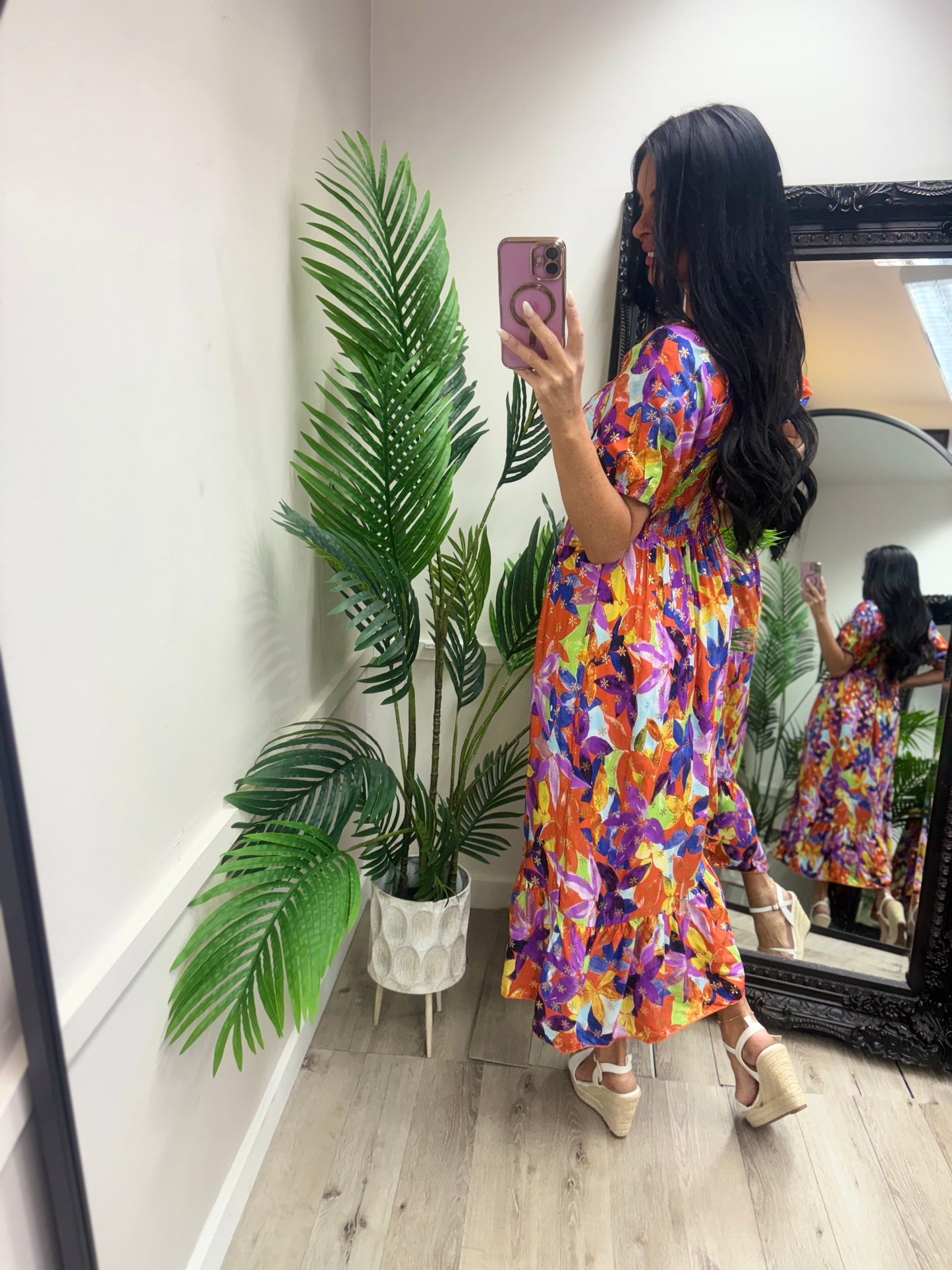 Lillian Dress - Orange