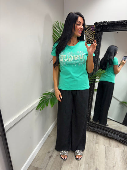 Veronica T-Shirt - Turquoise