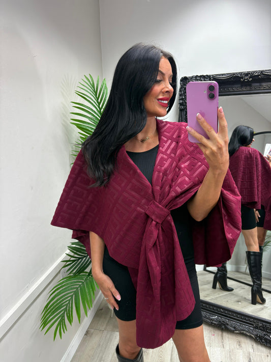 Felicity Shawl - Wine