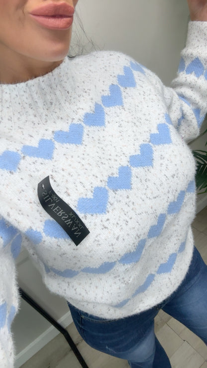 Heart Jumpers - White