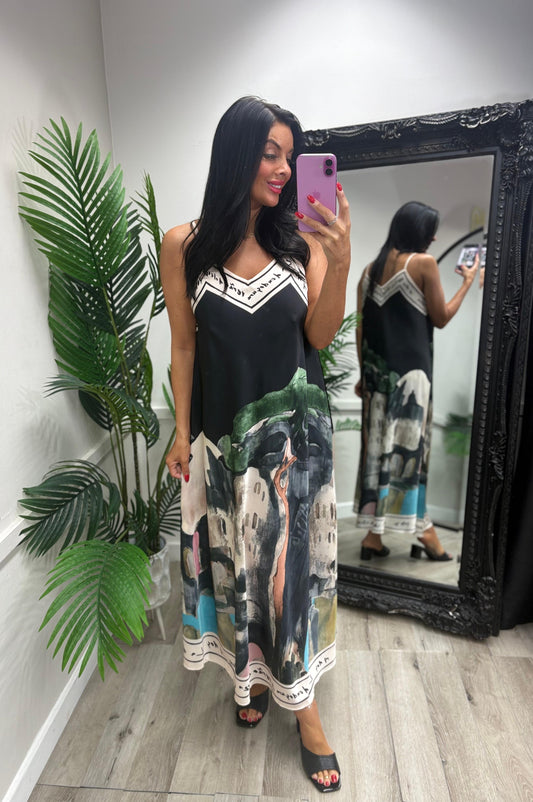 Venice Maxi Dress - Black