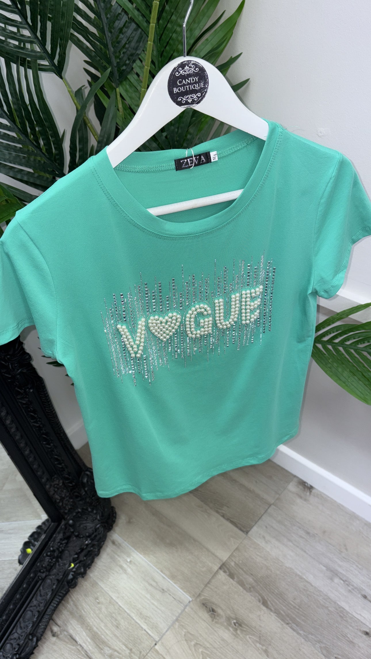Veronica T-Shirt - Turquoise