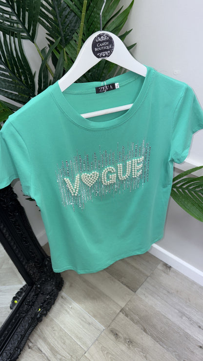 Veronica T-Shirt - Turquoise