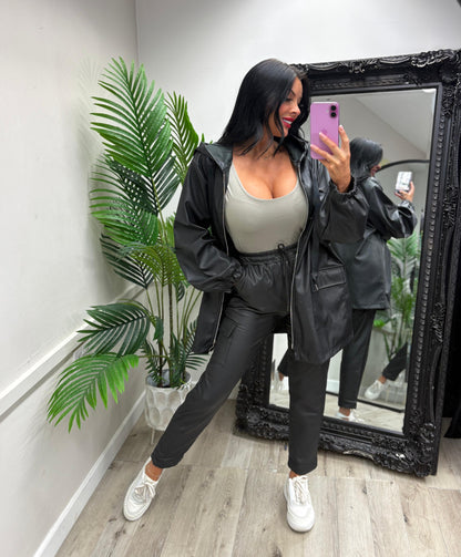 PU Zip Jacket