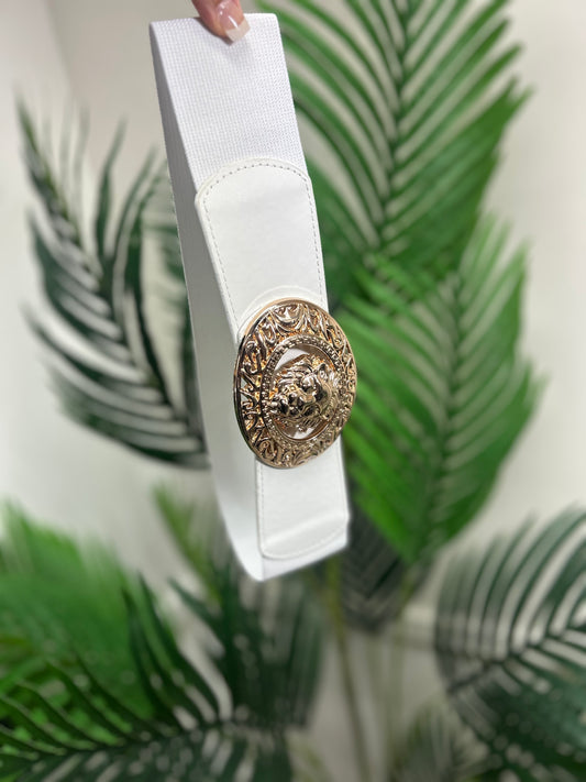 Lion Belt - White