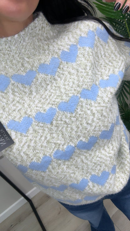 Heart Jumpers - Lime