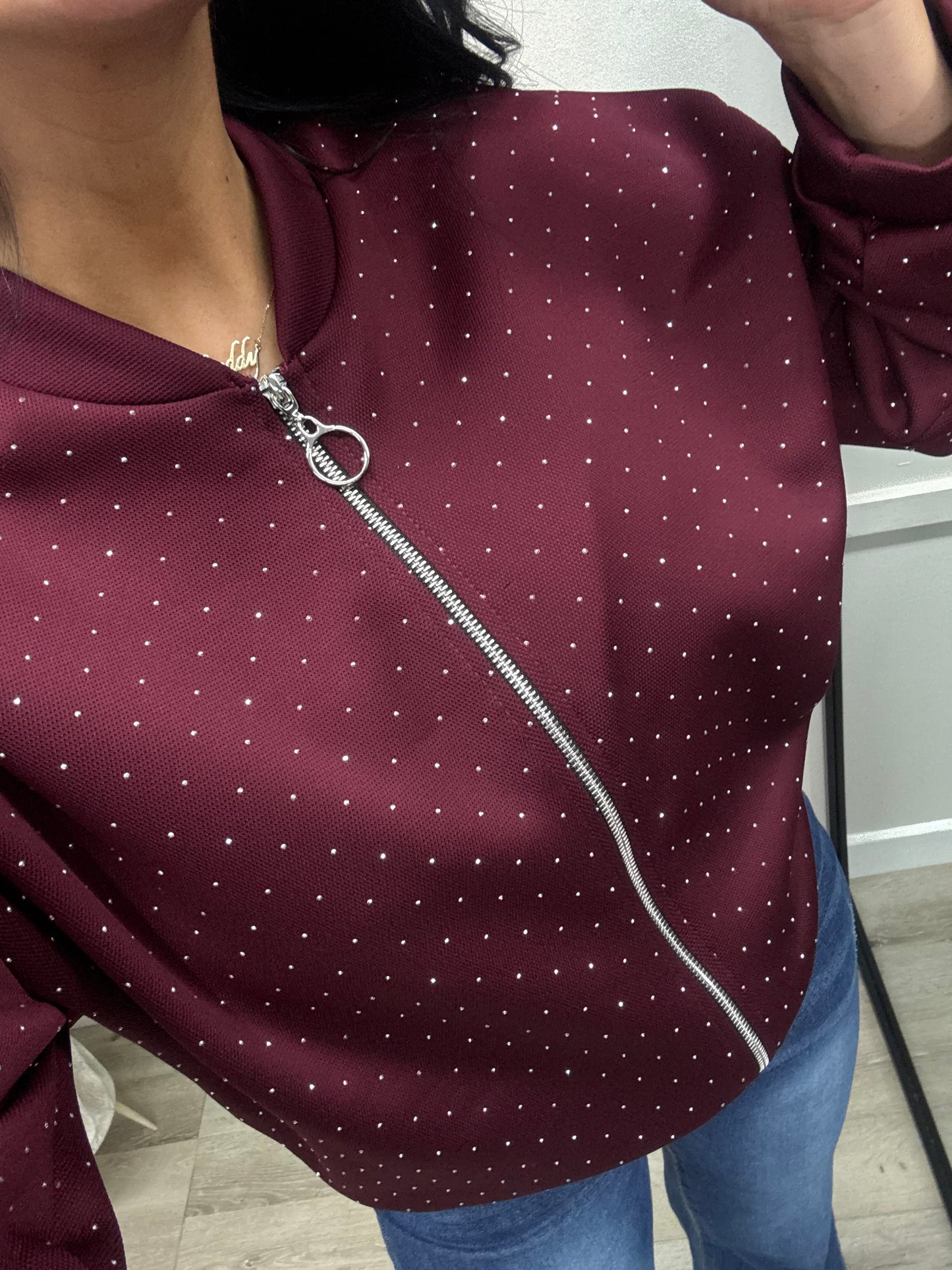 Maria Diamanté Bomber - Wine