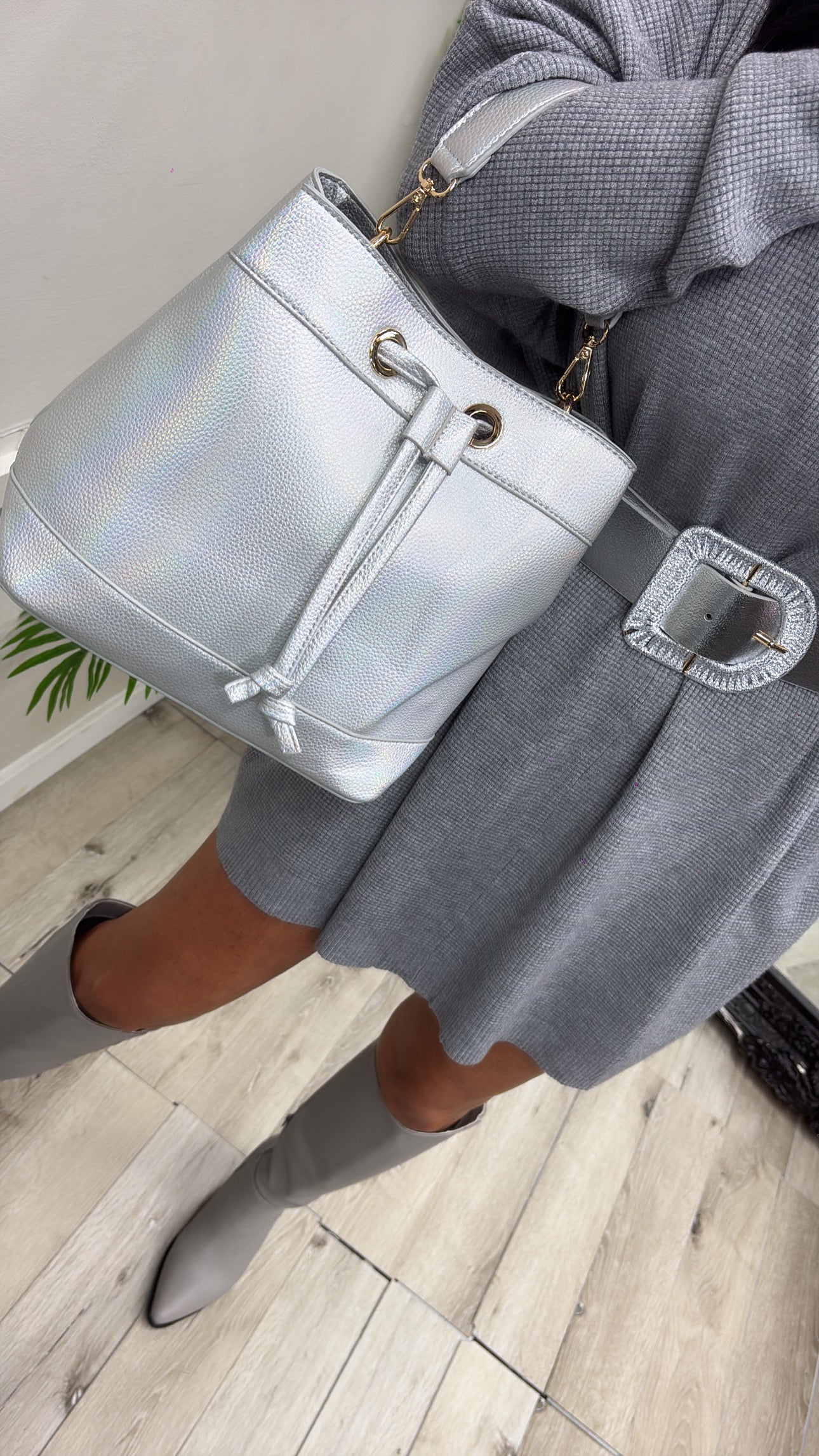 Buckle Belt - Silver