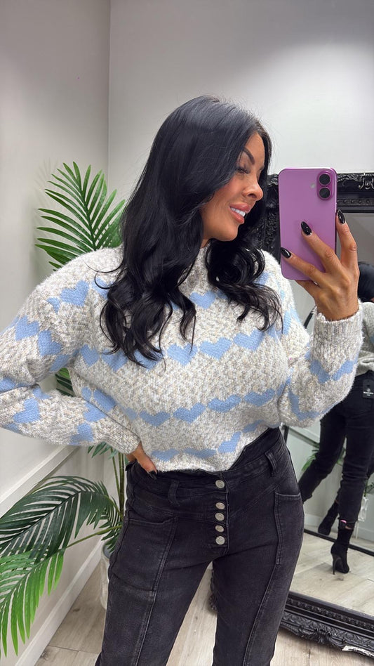 Heart Jumpers - Beige