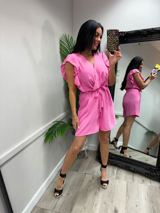 Lorna Playsuit - Pink