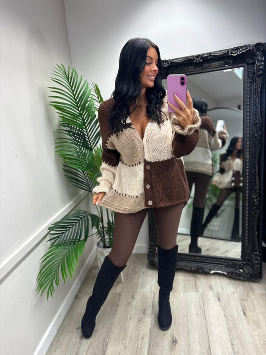Melisa Cardigan/Jumper - Brown