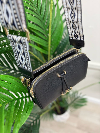 Nora Cross Body Bag - Black