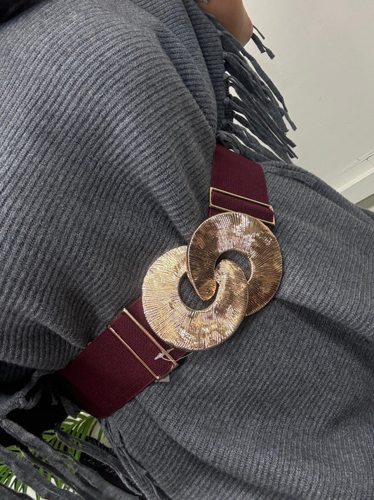Circle Belt - Wine