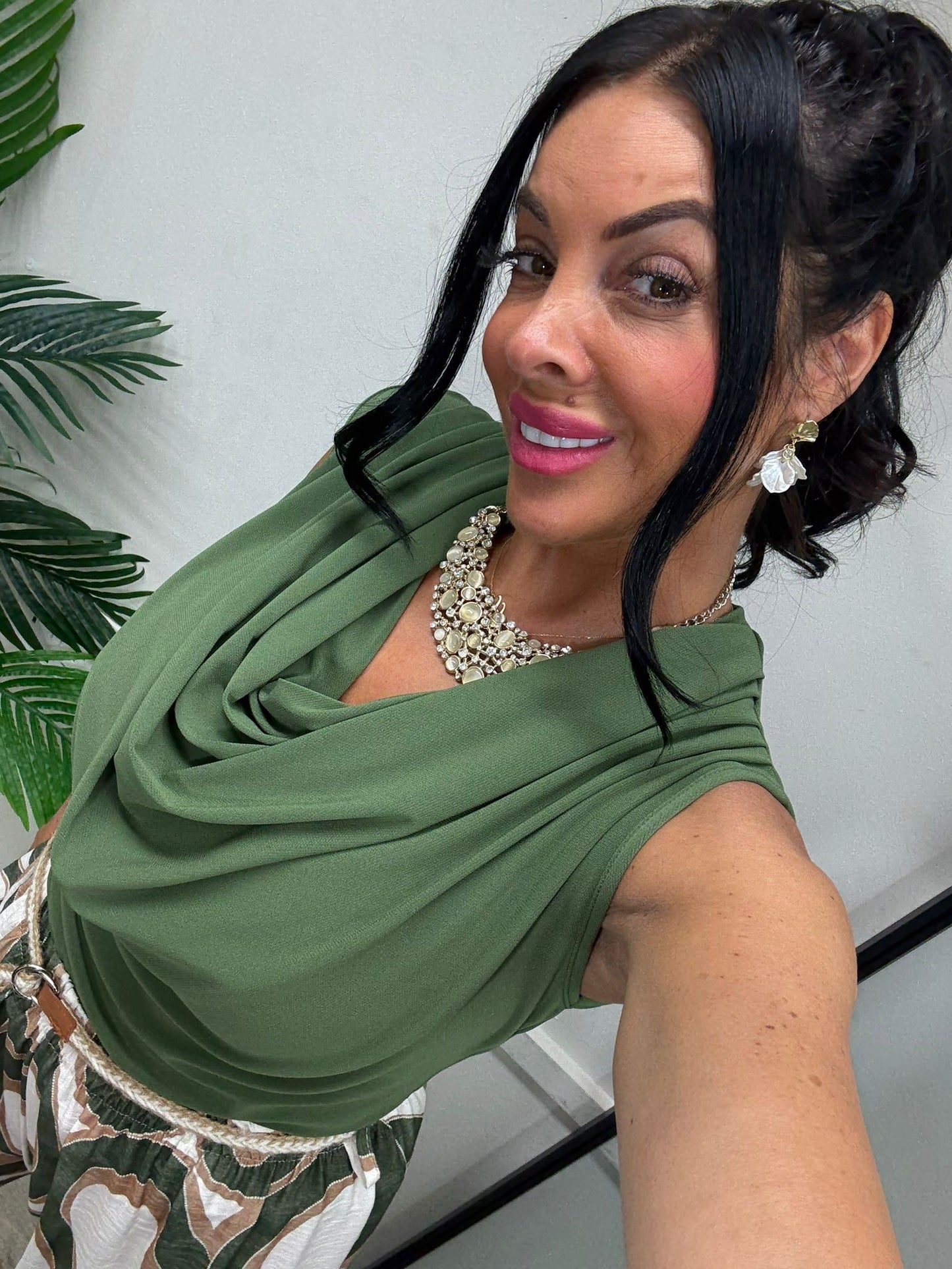 Katrina Cowl Neck Top